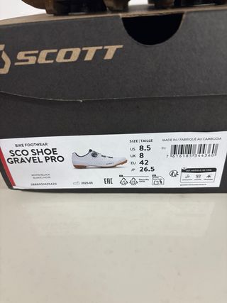 Zapatillas Scott Gravel Pro Blancas