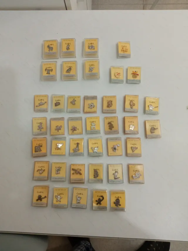Lote Pins COBI olimpiadas