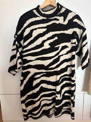 vestidos estampados punto