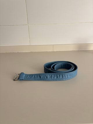 Cinturón azul mujer 113 cm