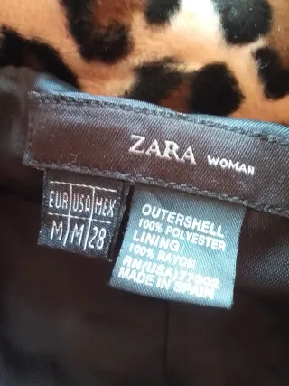 Abrigo estampado leopardo