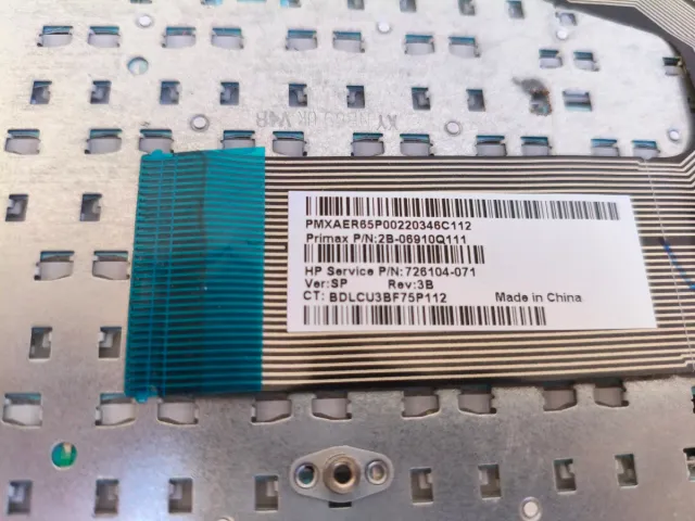 Teclado HP 15-E, 15-N Blanco