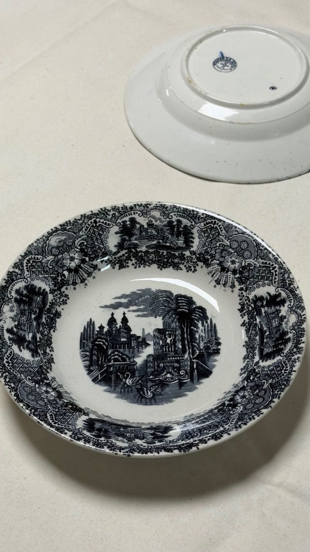 7 Platos hondos La Cartuja Pickman Colección