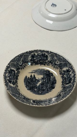 7 Platos hondos La Cartuja Pickman Colección