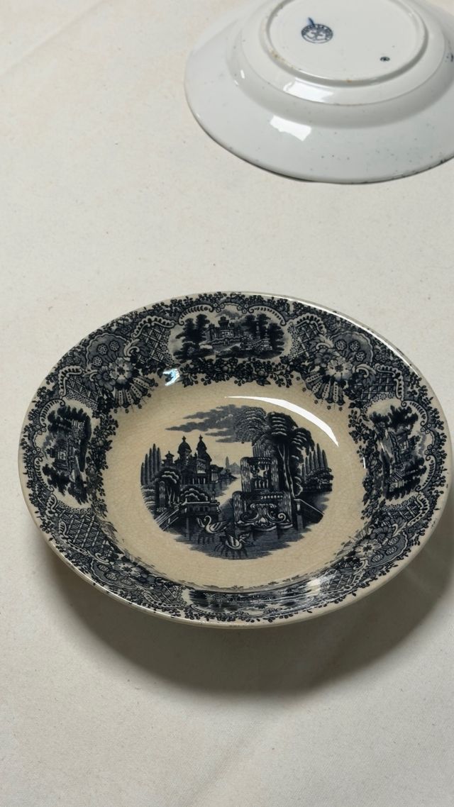 7 Platos hondos La Cartuja Pickman Colección