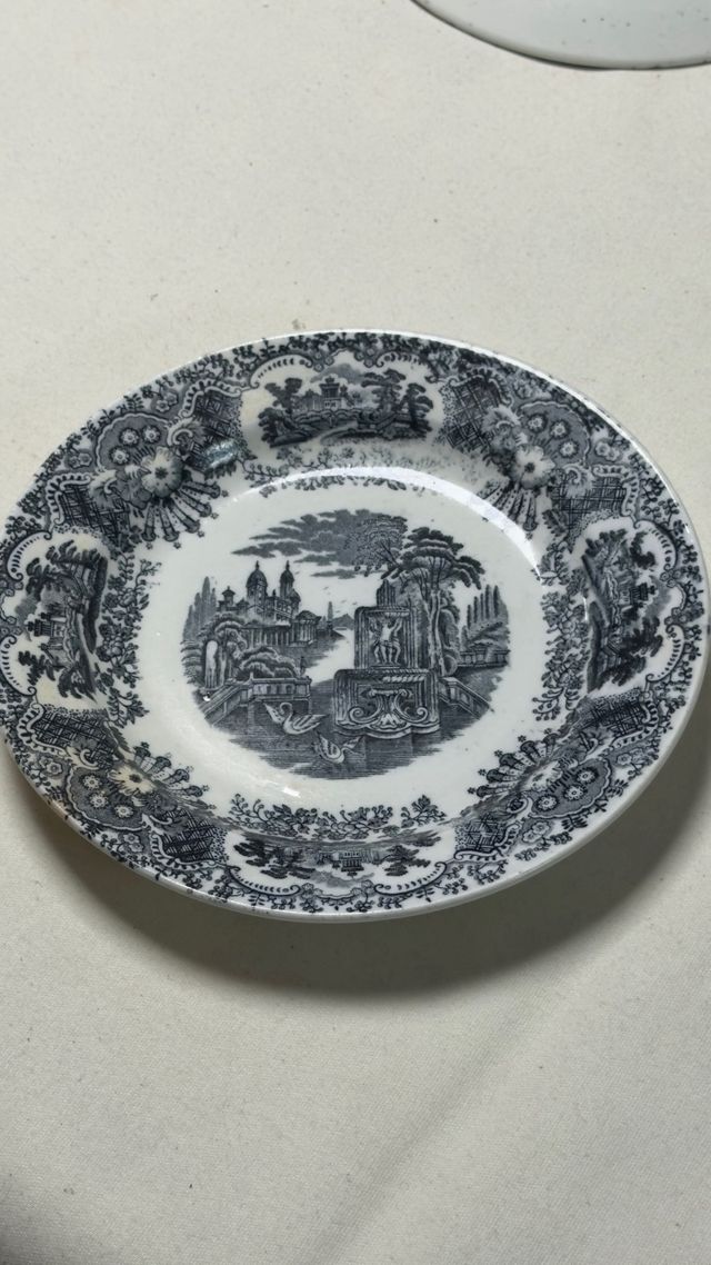 7 Platos hondos La Cartuja Pickman Colección