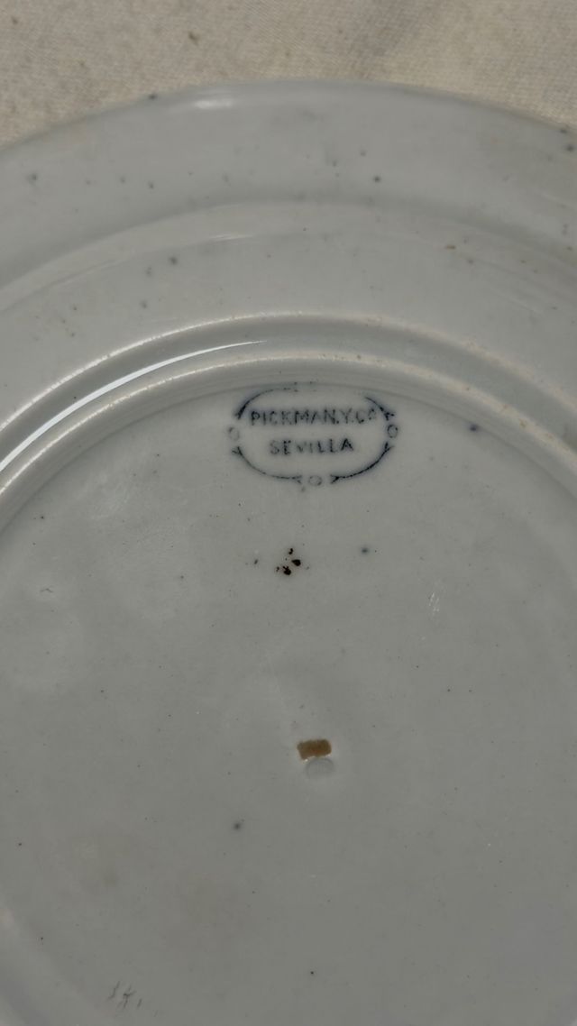 7 Platos hondos La Cartuja Pickman Colección