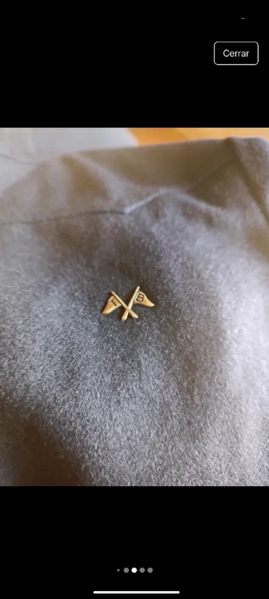 Gabardina Burberry Lana Talla S Negra