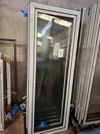 Balconeras PVC Gris Antracita (0,80 x 2,20m)