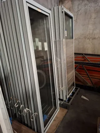 Balconeras PVC Gris Antracita (0,80 x 2,20m)