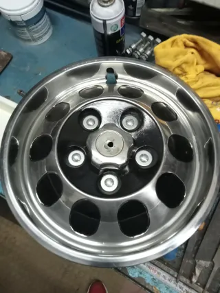 Tapacubos de acero De Rover,de 14",hay 4 Uds.