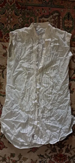 Blusa Verano Sin Mangas Blanca