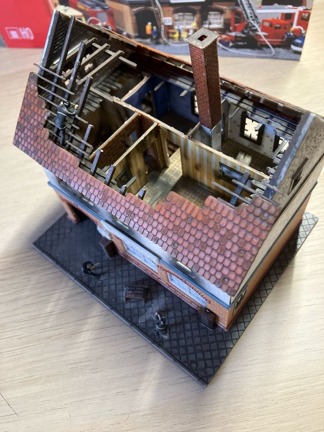 Maqueta Faller Casa Quemada Zur Sonne