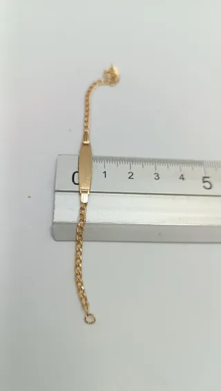 Pulsera de oro de 18kt.
