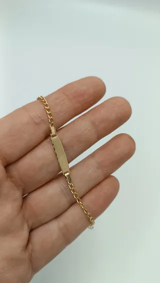 Pulsera de oro de 18kt.
