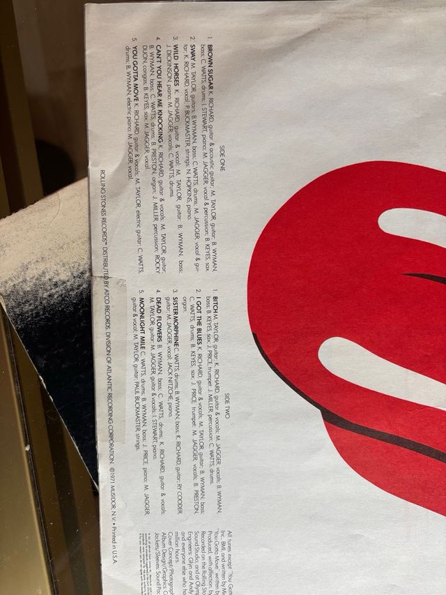 Disco The Rolling Stones Sticky Fingers