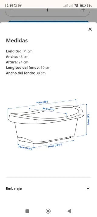Bañera bebé blanca ikea