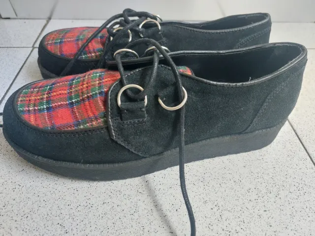 Zapatos Green Coast Talla 38 Cuadros