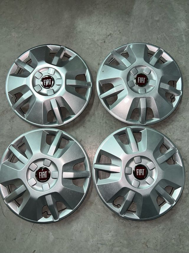 4 Tapacubos Fiat Originales 15 pulgadas