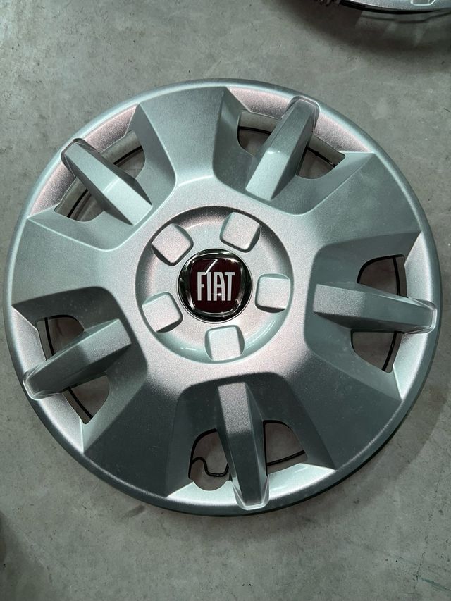 4 Tapacubos Fiat Originales 15 pulgadas