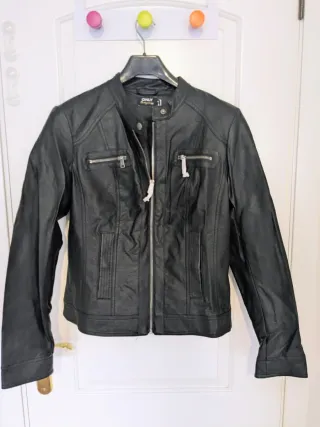 Cazadora Only T.42 Negra Polipiel