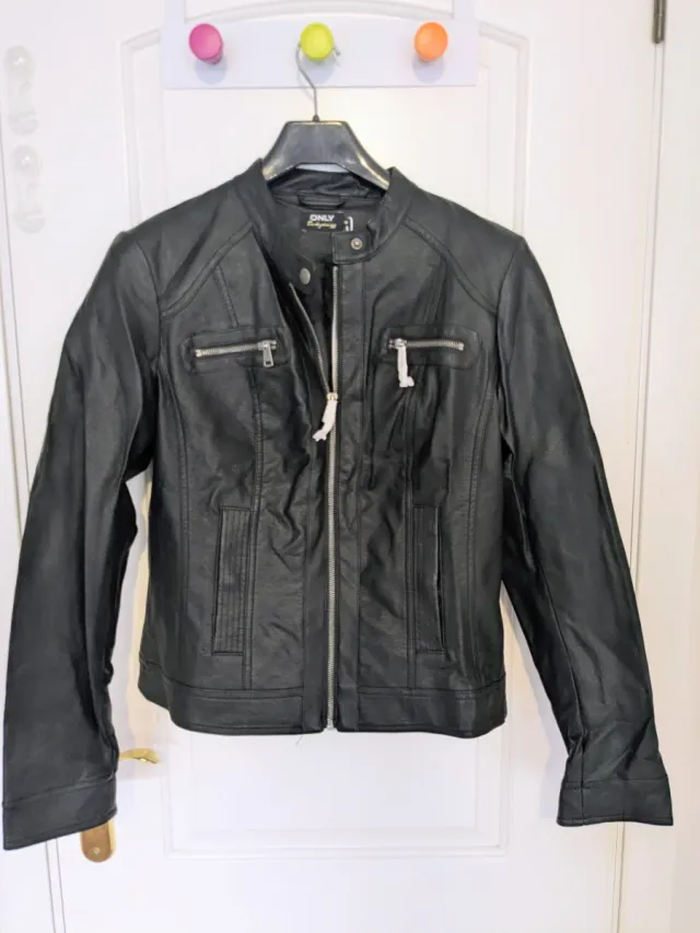 Cazadora Only T.42 Negra Polipiel