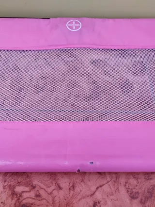 Barrera Cama Infantil Portátil Rosa