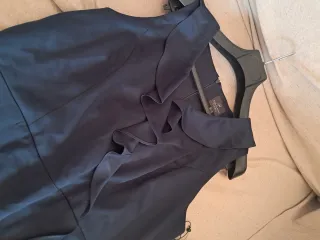 Vestido de fiesta azul oscuro