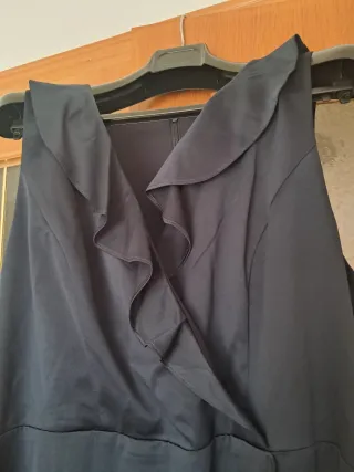 Vestido de fiesta azul oscuro