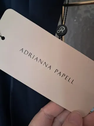 Vestido de fiesta azul oscuro