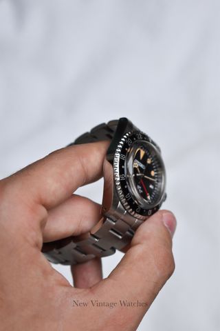 Seiko GMT NH35 Mod Automático Vintage Submariner