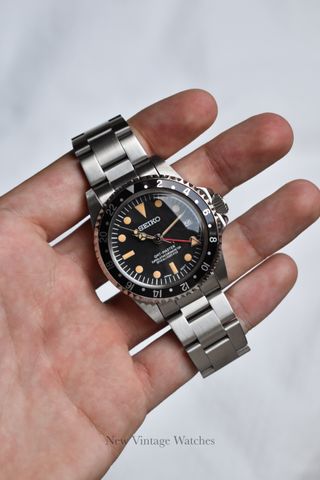 Seiko GMT NH35 Mod Automático Vintage Submariner