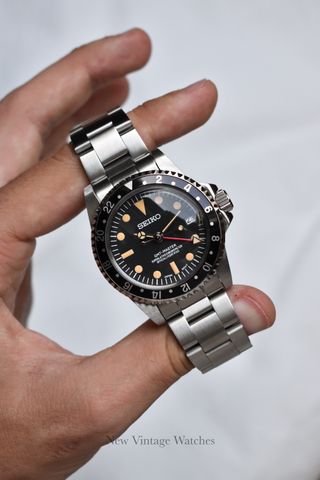 Seiko GMT NH35 Mod Automático Vintage Submariner