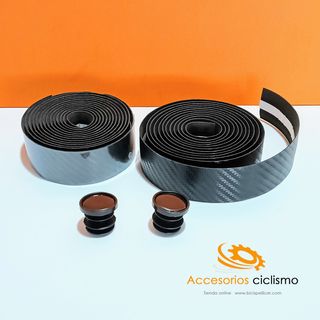 Cinta manillar para bicicleta de carretera negra