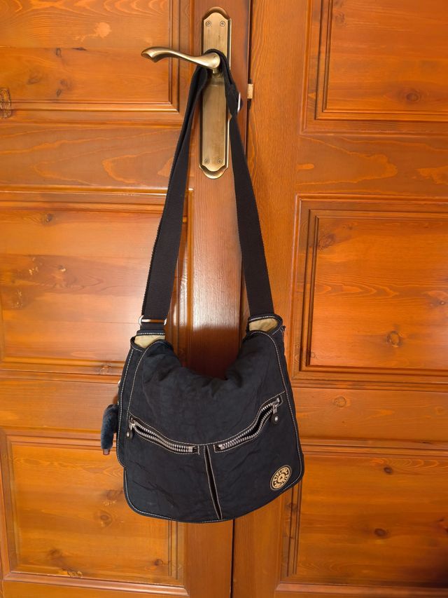 Bolso bandolera Kipling azul oscuro