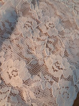 Corsé blanco con guantes talla única