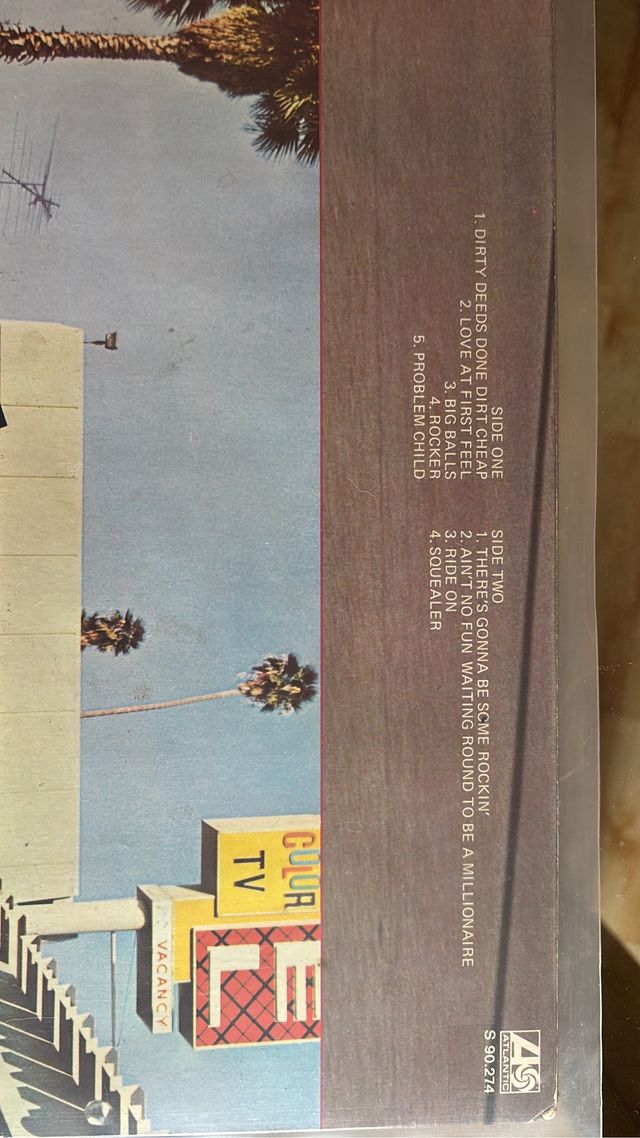 Vinilo AC/DC Dirty Deeds Done Dirt Cheap