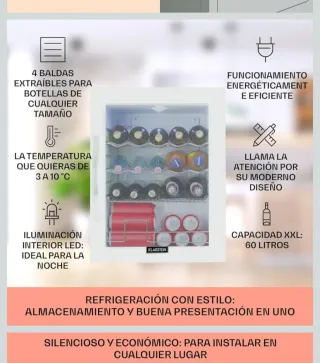 Vinoteca Klarstein!! Prácticamente nueva
