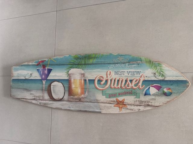 Tabla cuadro Decorativa Madera Sunset