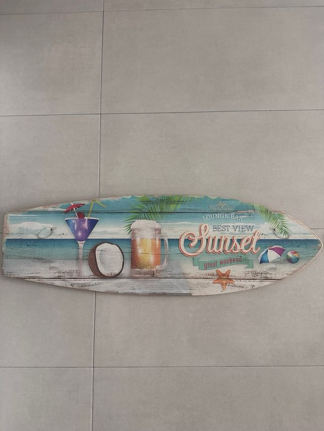 Tabla cuadro Decorativa Madera Sunset