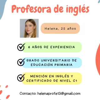 Profesora de Inglés Británico