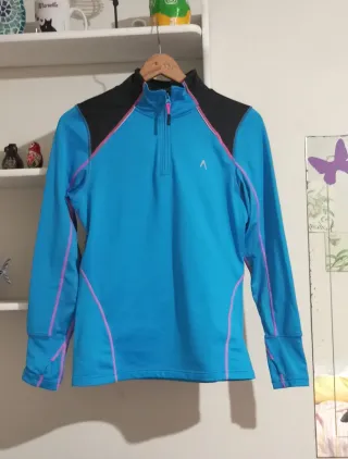 Sudadera deportiva Boomerang azul y negra