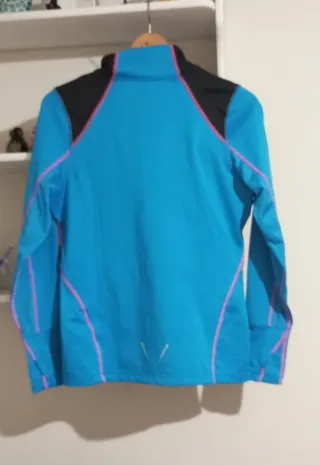 Sudadera deportiva Boomerang azul y negra