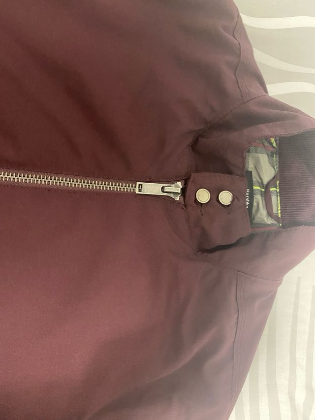 Chaqueta Granate Bershka Hombre vintage