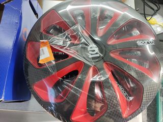 Sparco Juego de 4 Tapacubos Sicilia 14 pulgadas.