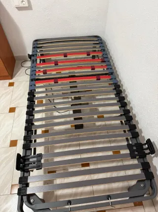 Letto articolato con somier a slats