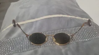 Gafas de sol Miu Miu doradas y marrones