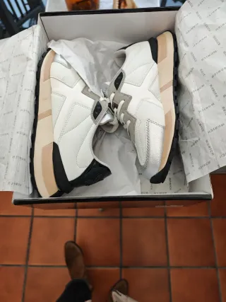 Zapatillas Munich Mujer Talla 39 Plata y Blanco