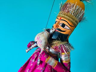 Marionetas Rajastán India Tradicionales