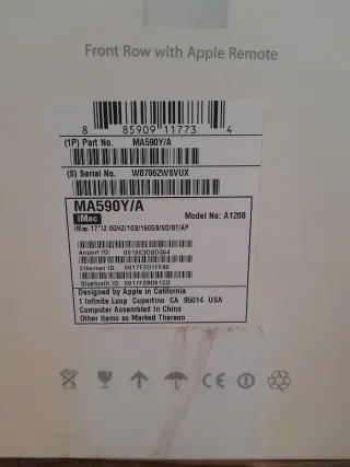 Apple iMac G5 + Teclado + Ratón Inalámbrico